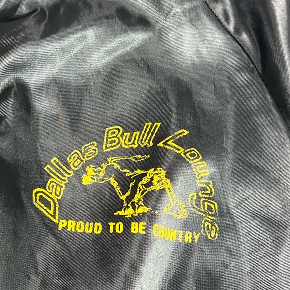 Vintage 80’s Dallas Bull Tampa, FL Aristo Jac Bomber Jacket Large - Picture 3 of 7